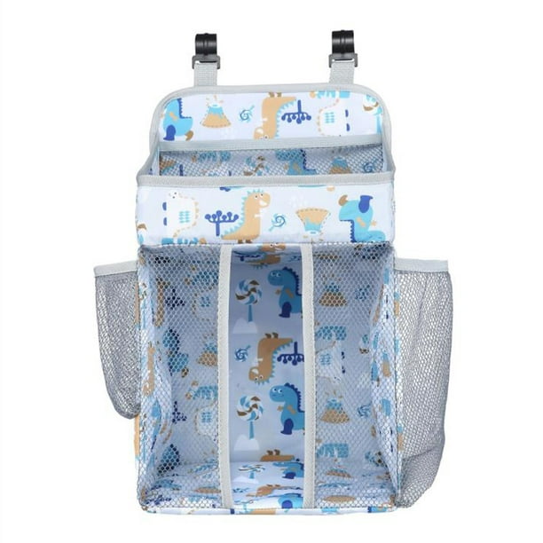 Nappy Pocket Cot Storage Baby Organizer Diaper Bed Bedside Bag Hanging Crib